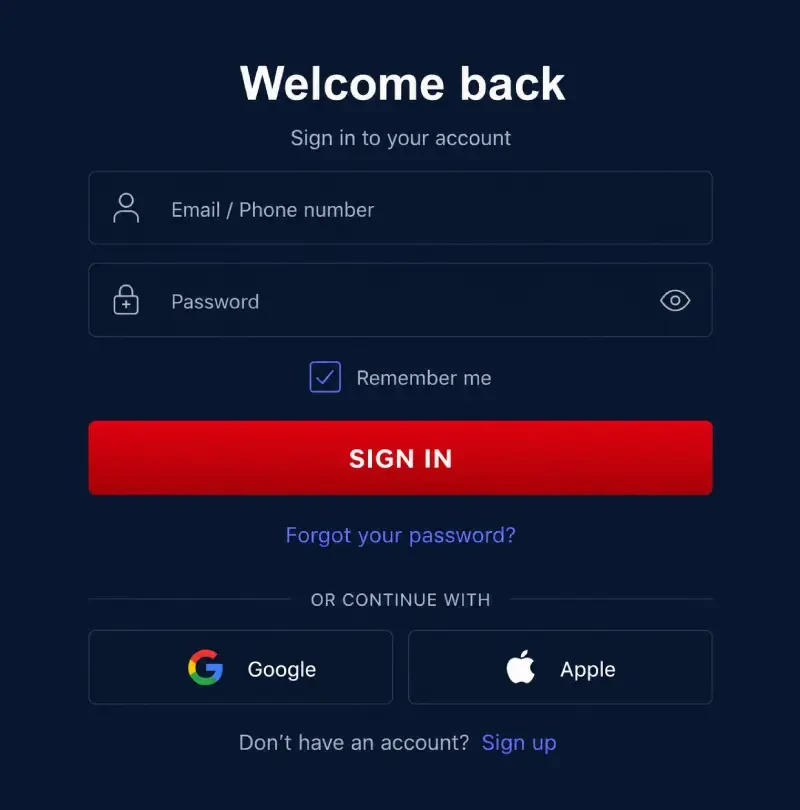 Account access for United Kingdom players
